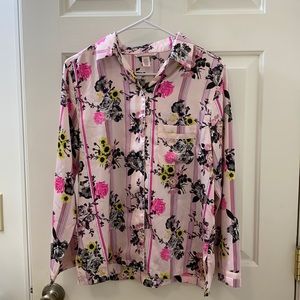 VS Satin Pajama Top